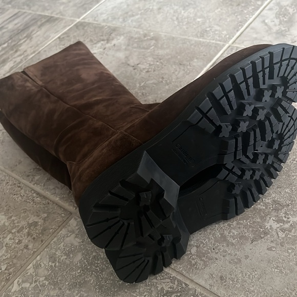 La Canadienne Helene Shearling-Lined Suede Boots in Brown, NWT, Size 11 - Picture 7 of 11